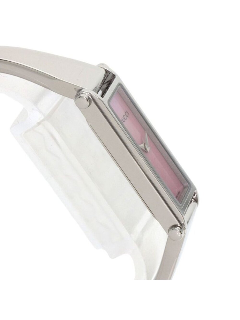 Gucci Square Face Bangle Watch SS - Picture 6 of 15